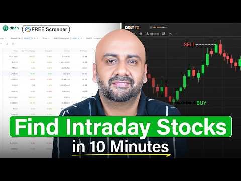 Find Intraday Stocks in 10 Minutes Using DEXT (FREE Screener)
