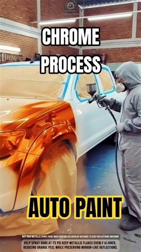 Automotive Paint Process — Chrome Finish Layer by Layer