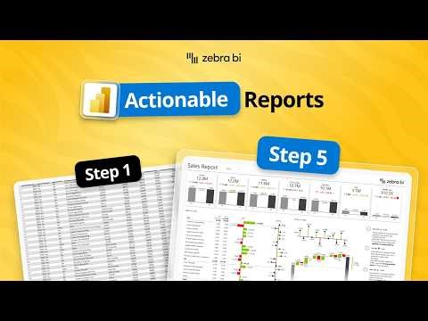 5-Step Roadmap: From Raw Data to Decision-ready reports in Power BI | Zebra BI Webinar Highlights