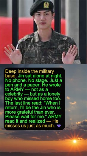 Jin Wrote ARMY A Letter From Military — Last Line Made Everyone Weep 💜#bts #btsarmy #jin #btsshorts