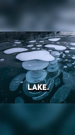 These bubbles frozen in ice can actually explode ❄️