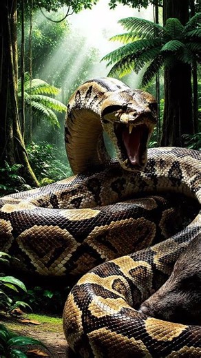 The Jungle's Apex Predator Massive Python Strike!