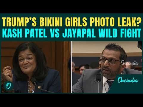Kash Patel PRESSES Over Trump’s Epstein Secrets | Kash Patel Vs Jayapal CLASHES Over Epstein Files