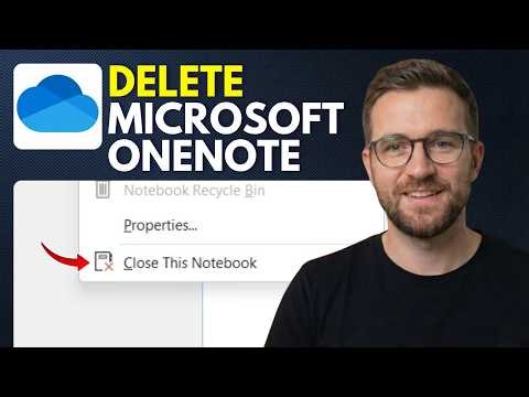 How to delete Microsoft OneNote (Step By Step 2026)