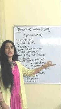 Binomial Distribution (Econometrics) #econometrics #binomial #distribution
