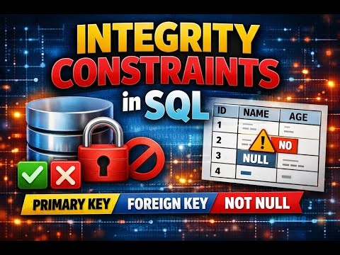 Integrity Constraints in SQL