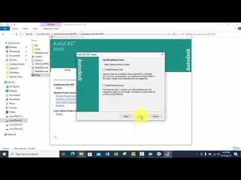 How to install autocad 2007 step by step process@autocad @InstallAutocadONwin7 