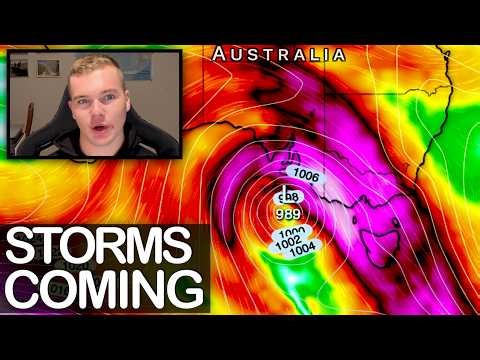 Australia: Rainfall Forecast for the East, Huge Southern Low Develops