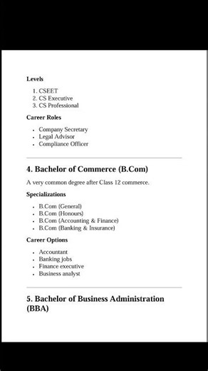 Best Careers in Commerce After Class 12 | CA, CMA, CS, B.Com, BBA, Banking & More