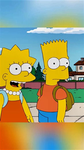 Lisa went to new school #simpsons