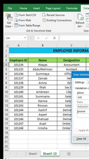 How to Create a Dropdown List in Excel | Data Validation Trick