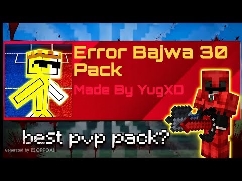 The Best Pvp Pack For Minecraft Error Bajwa 30 Special Pack ‪@zlixbajwa‬ ‪@KillerPlayzz1409‬ ‪@DrDonutt‬
