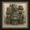 Gothic Halloween TV Art Bundle, 20 Macabre Skeleton Portraits, Slow Loop Video, Dark Academia Digital Frame Decor