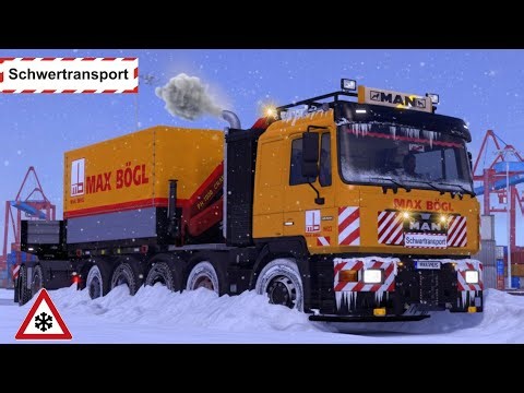 ETS2 GLATTEIS ★ SCHWERTRANSPORT bei Eis und Schnee 🔴 LIVE [3093] EURO TRUCK SIMULATOR 2