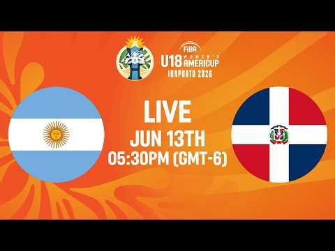 LIVE - Argentina v Dominican Republic | FIBA U18 Women's AmeriCup 2026