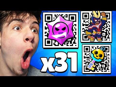 ALL x31 WORKING QR CODES! UPDATED LIST in Brawl Stars!