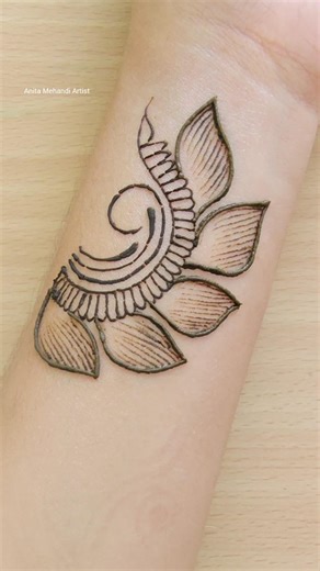 Easy mehandi design #mehndi #henna #mehndidesign #letestmehndi