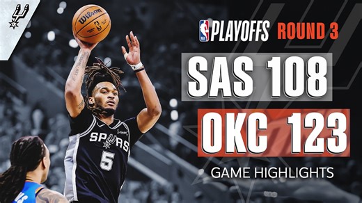 Highlights: San Antonio Spurs vs OKC Thunder Game 2 | Western Conference Finals