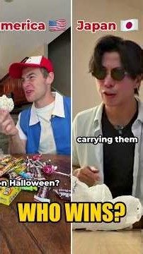 Halloween in JAPAN vs AMERICA: who ends up with the candy? 🎃🇯🇵🇺🇸