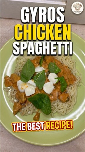 This Gyros Chicken Spaghetti Is Dangerously Good #pasta #noodles #cooking