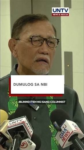 Cong. Benny Abante, dumulog sa National Bureau of Investigation (NBI)