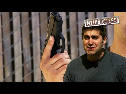 Can A Gun Really Ignite Gas Once You Switch To Hydrogen? | MythBusters