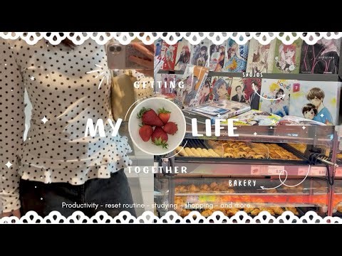Getting my life together 🍓⋆˙⟡ | Productive days, reset routine, cleaning, shopping and more… ⋆˙⟡