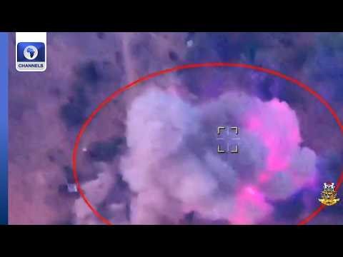VIDEO: NAF Air Strikes Kill Several Terrorists In Sambisa Forest