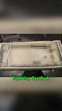 Exploding Dye Pack! This Secret Bank Security Device Is Apparently Legal and Sells for $175