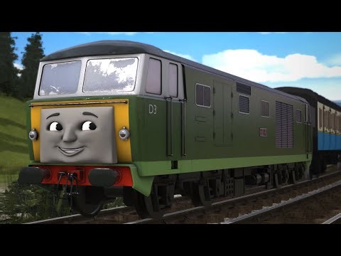 bear friendly diesel engine pulling express trains yay my favorite character from thomas and friends