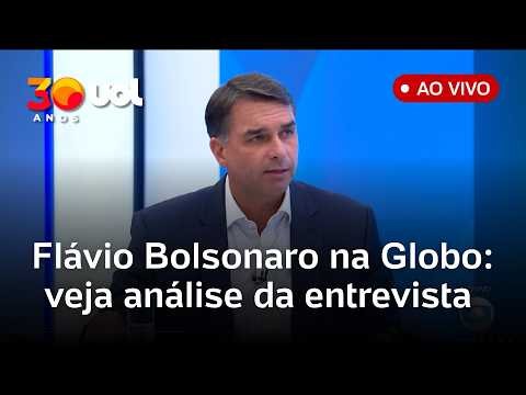 Flávio Bolsonaro na Globo: ao vivo, comentários e análises da entrevista no Jornal Nacional