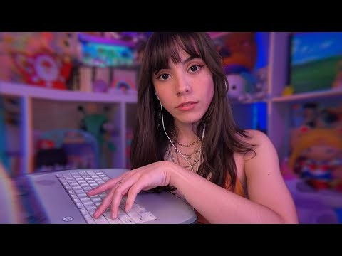 ASMR checking you in for the thing.