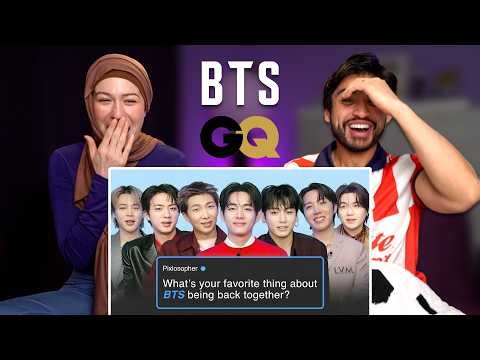 BTS Reply To Fans Online | GQ Interview Reaction!