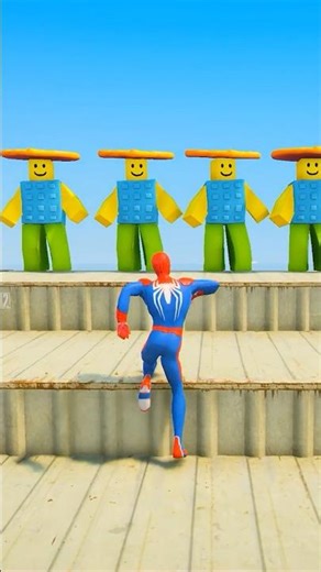 GTA 5 Epic Ragdolls Spiderman ep.32 #shorts