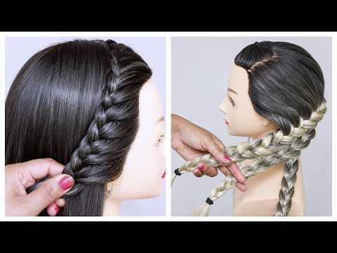 Beautiful Double Dutch Braid Pony Hairstyle | Easy Tutorial For Long Hair | Hairstyle
