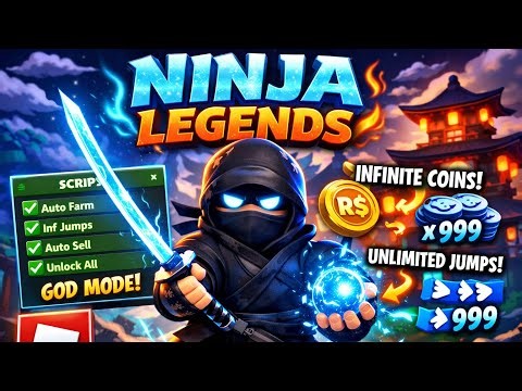 Ninja Legends Script Showcase 🔥 | AUTO FARM + INFINITE COINS (OP GUI)