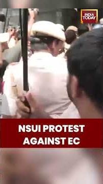 NSUI Demonstration Over Rajya Sabha Nomination Rejection Draws Police Action | Meenakshi Natrajan