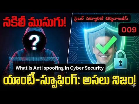 What is Anti spoofing in Cyber Security in telugu
