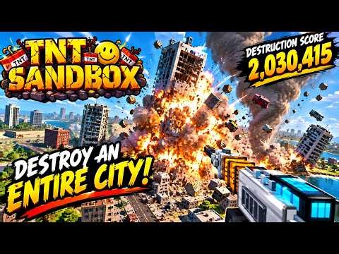I DESTROYED AN ENTIRE CITY in TNT Sandbox! 💥😱 | Poki Gameplay