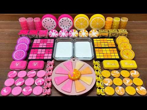 Slime Mixing Random Things Into Glossy Slime – Makeup, Clay, Beads #272