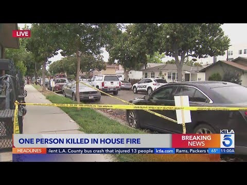 Minor killed in Montebello house fire that left man, woman in critical condition