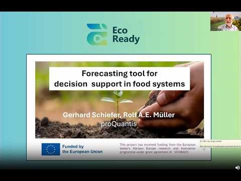 Forecasting tools for decision support in Food systems | ECO-READY webinar #5 (Recording)