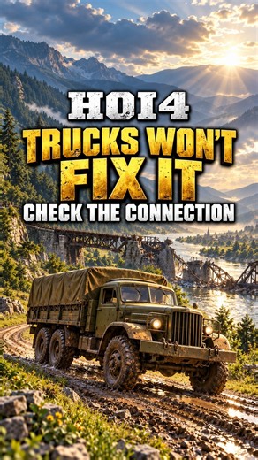 Trucks Won't Fix Every Supply Problem | HOI4