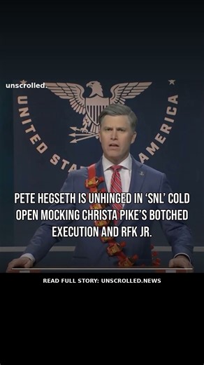 Pete Hegseth Is Unhinged in ‘SNL’ Cold Open Mocking Christa Pike’s Botched Execution and RFK #Shorts