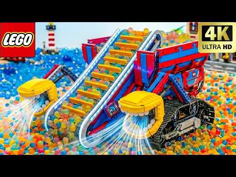 I Built a GIANT LEGO Automatic Beach Cleaning Machine!🌴🌞 | LEGO Creative Toys