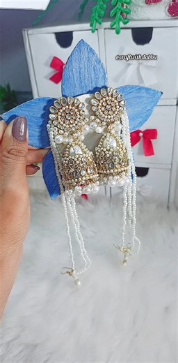 Diy Earrings 😱/#shorts /#craftwithdabbu /#earrings /#youtubepartner /#trendingnow