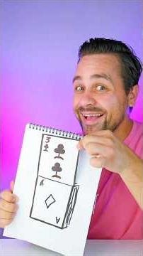 Drawn Card Trick Revealed! Insane Magic Secrets 🔥