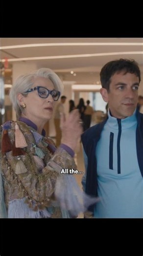 We have a cafeteria? #thedevilwearsprada2 #annehathaway #merylstreep #emilyblunt #stanleytucci #fun