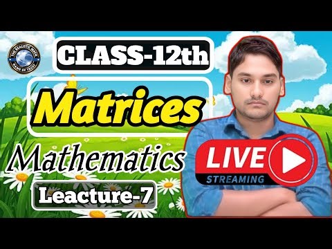 Elementary Operations (Row/Column) & Inverse Matrix | Class 12 Maths LIVE 2026