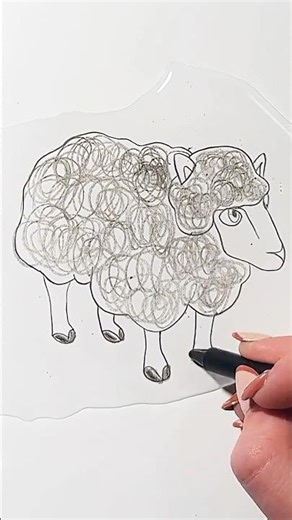 Yes Sir (Baa Baa Black Sheep)! 🫡 Color, Create & Draw With CoComelon #shorts #diy